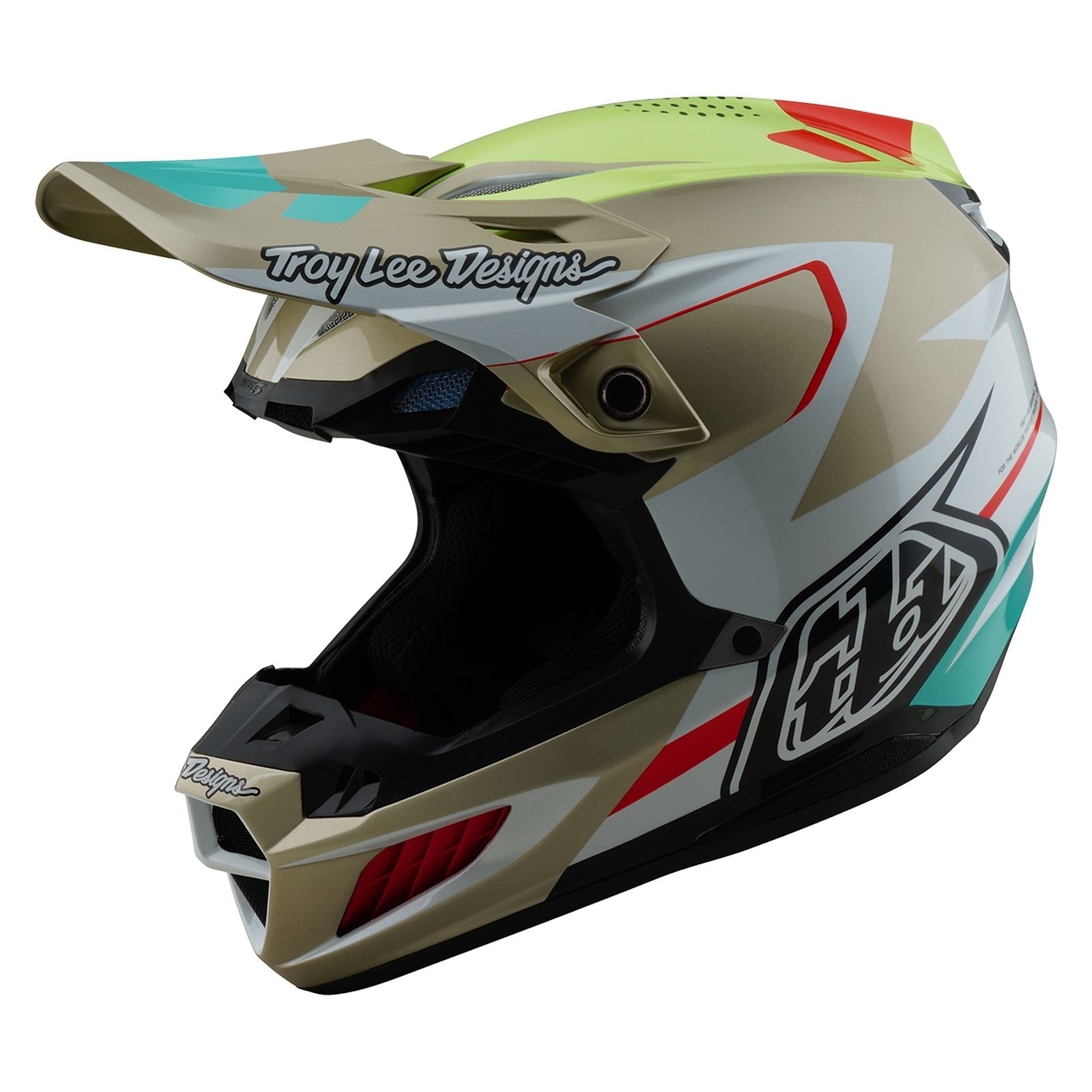 Troy Lee Designs Spring 2025 MX Helmet SE5 Composite Optic White